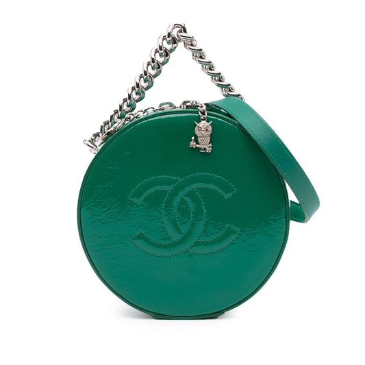 Chanel Patent Round As Earth Satchel Rovelle Bags