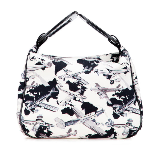 Chanel Printed Canvas Coco Airline Handbag Rovelle Bags