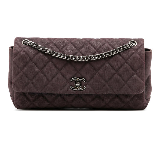 Chanel Quilted Iridescent Caviar Pearly Flap Rovelle Bags