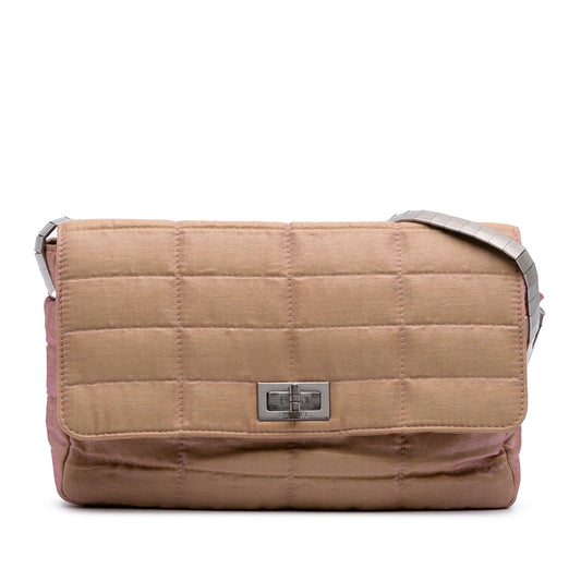 Chanel Quilted Iridescent Nylon Mademoiselle Flap Rovelle Bags