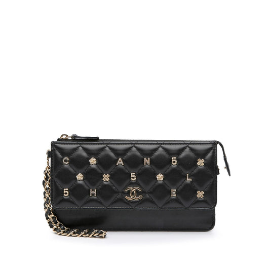 Chanel Quilted Lambskin All About Chanel Clutch On Chain Rovelle Bags