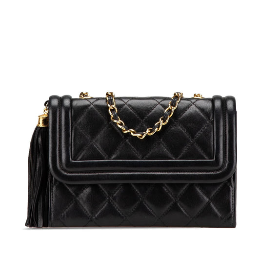 Chanel Quilted Lambskin Tassel Flap Rovelle Bags