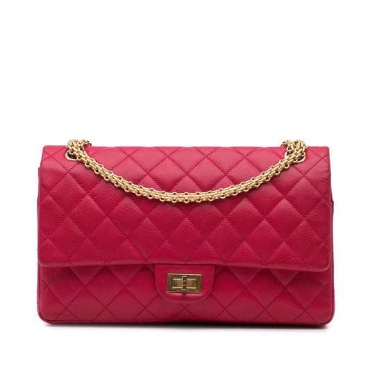 Chanel Reissue 2 55 Quilted Caviar Double Flap 226 Rovelle Bags