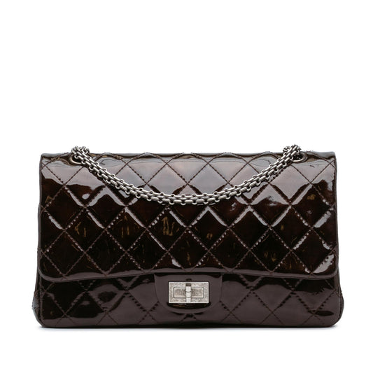 Chanel Reissue 2 55 Quilted Patent Double Flap 227 Rovelle Bags