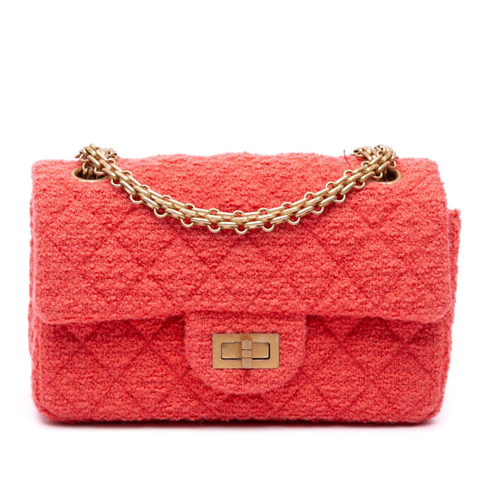 Chanel Reissue 2 55 Quilted Tweed Single Flap 224 Rovelle Bags