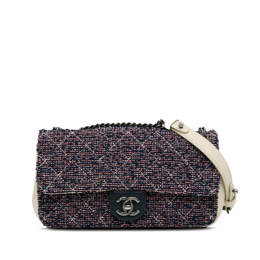 Chanel Small Airlines Tweed Flap Rovelle Bags