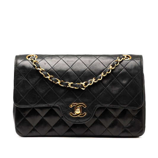 Chanel Small Cc Quilted Lambskin Double Flap Rovelle Bags