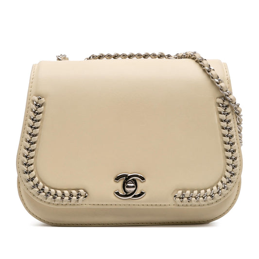 Chanel Small Calfskin Braided Chic Flap Rovelle Bags