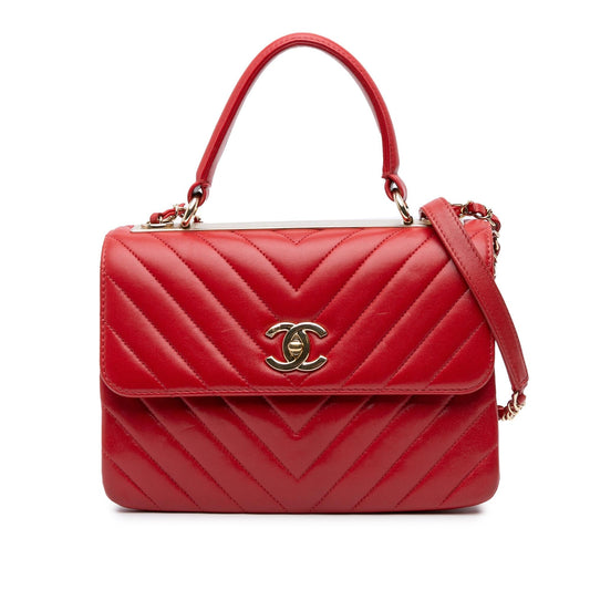 Chanel Small Chevron Lambskin Trendy Cc Flap Rovelle Bags