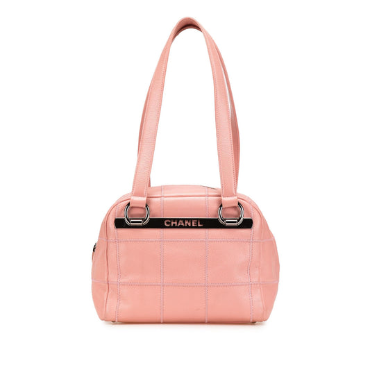 Chanel Small Choco Bar Caviar Shoulder Bag Rovelle Bags
