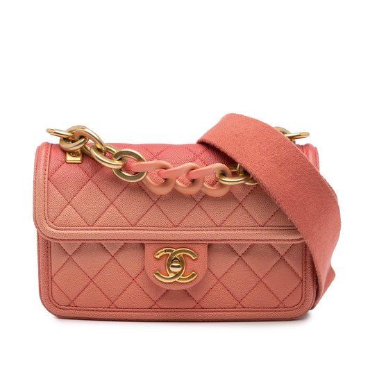 Chanel Small Quilted Caviar Sunset On The Sea Flap Rovelle Bags