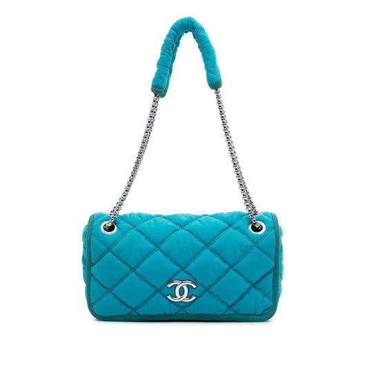 Chanel Small Quilted Nylon Bubble Flap Rovelle Bags
