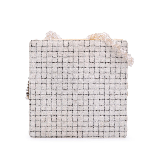 Chanel Small Tweed And Resin Zipped Shopping Bag Rovelle Bags