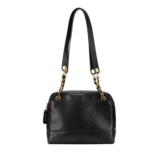 Chanel Triple Cc Caviar Shoulder Bag Rovelle Bags