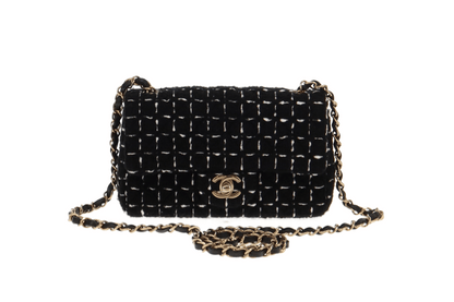 Chanel Black Tweed Flap Bag 2023 Rovelle Bags