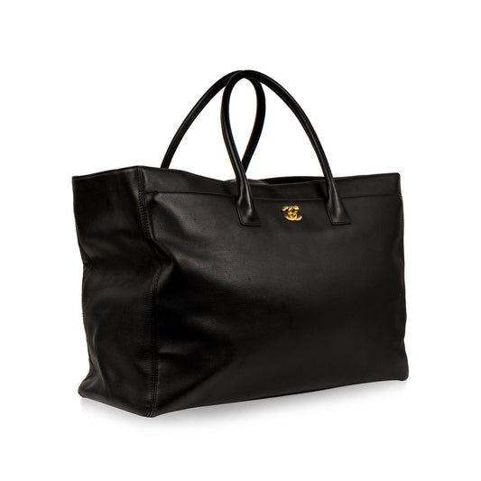 Chanel Timeless Leather Black Tote Bag Rovelle Bags