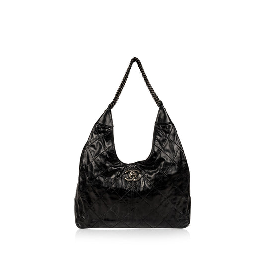 Chanel Timeless Calfskin Black Handbag Calfskin Rovelle Bags
