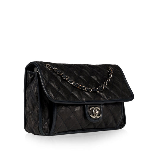 Chanel Timeless Caviar Black Handbag Caviar Rovelle Bags