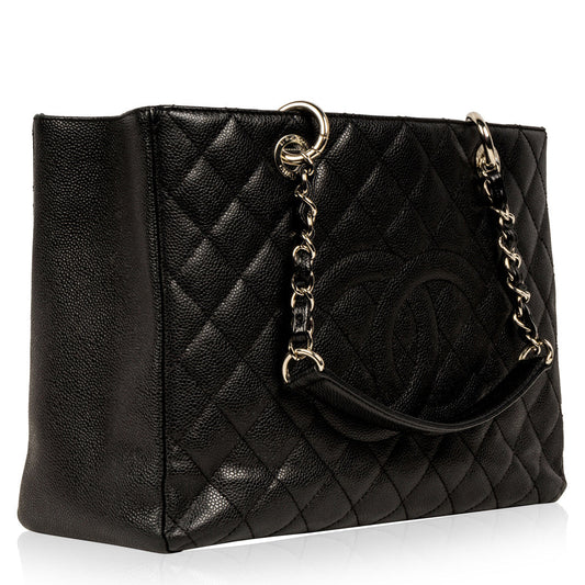 Chanel Timeless Caviar Black Tote Bag Style 37 Rovelle Bags