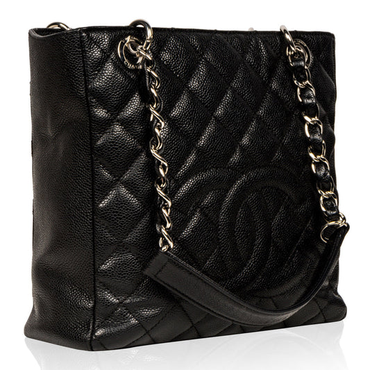 Chanel Timeless Caviar Black Tote Bag Style 49 Rovelle Bags