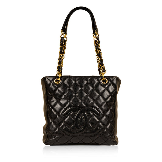 Chanel Timeless Caviar Black Tote Bag Style 48 Rovelle Bags