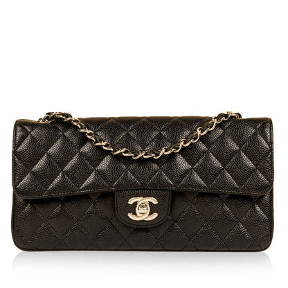 Chanel Classic Flap Caviar Black Shoulder Bag Style 137 Rovelle Bags