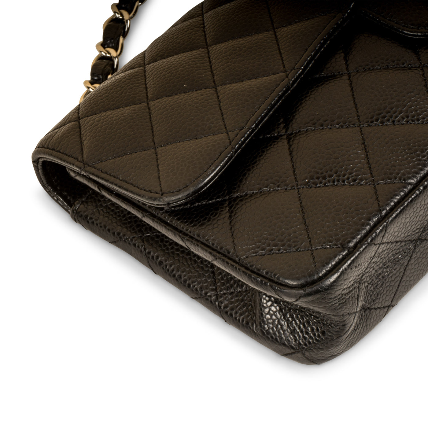 Chanel Classic Flap Caviar Black Shoulder Bag Style 137 Rovelle Bags