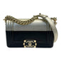 Chanel Boy Small Black Gold Handbag Rovelle Bags
