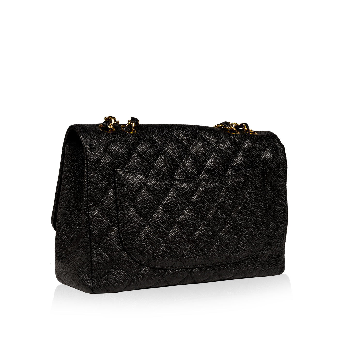 Chanel Classic Flap Caviar Black Shoulder Bag Style 56 Rovelle Bags