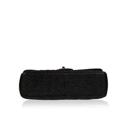 Chanel Classic Flap Caviar Black Shoulder Bag Style 56 Rovelle Bags