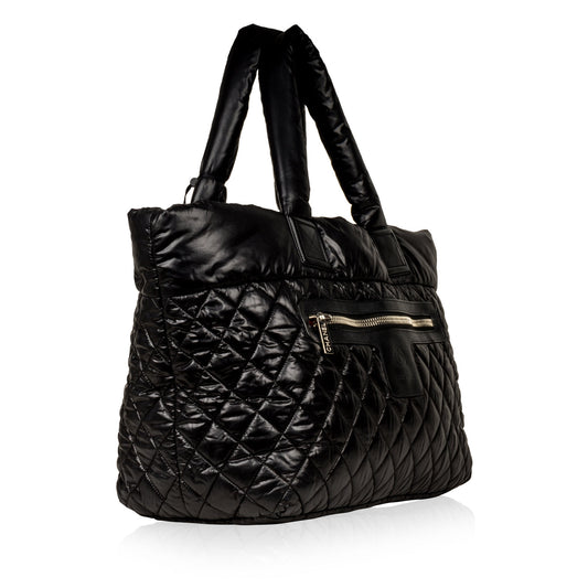 Chanel Shopping Tote Quilted Black Tote Bag Quilted Rovelle Bags