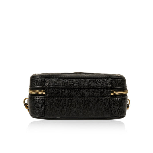 Chanel Vanity Caviar Black Clutch Style 8 Rovelle Bags