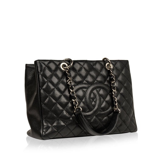 Chanel Timeless Caviar Black Tote Bag Style 42 Rovelle Bags