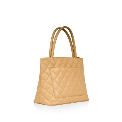 Chanel Medallion Caviar Gold Tote Bag Rovelle Bags