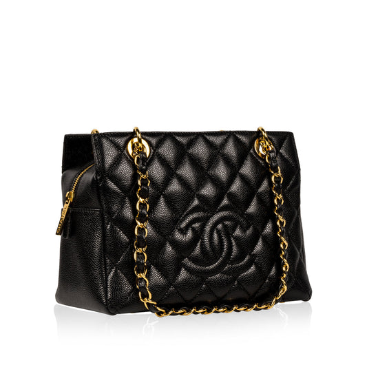 Chanel Timeless Caviar Black Tote Bag Style 52 Rovelle Bags
