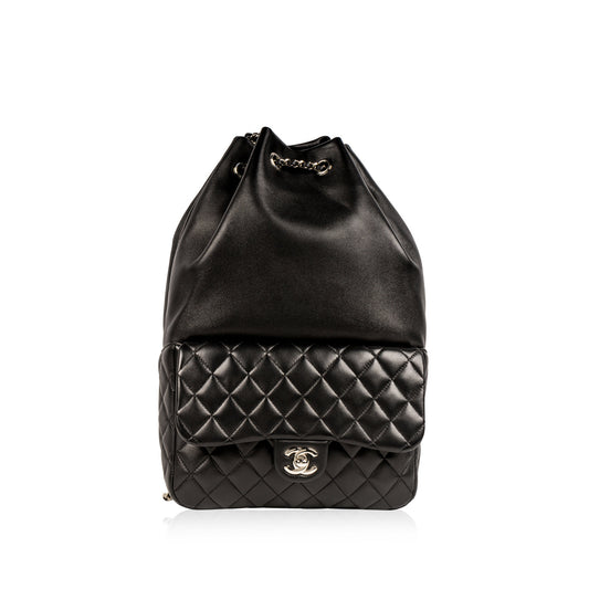 Chanel Timeless Lambskin Black Backpack Rovelle Bags