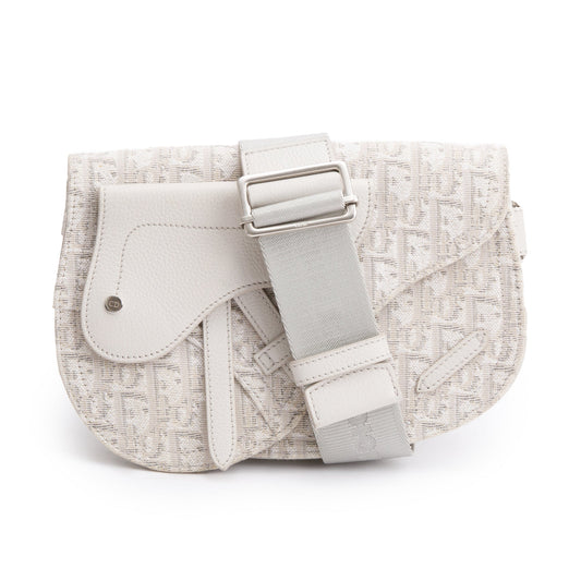 Christian 2021 Dior Oblique Canvas Saddle Messenger Pouch Rovelle Bags
