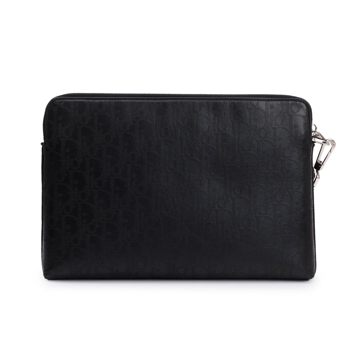 Christian Dior 2020 Black Oblique Galaxy Leather Pouch Rovelle Bags
