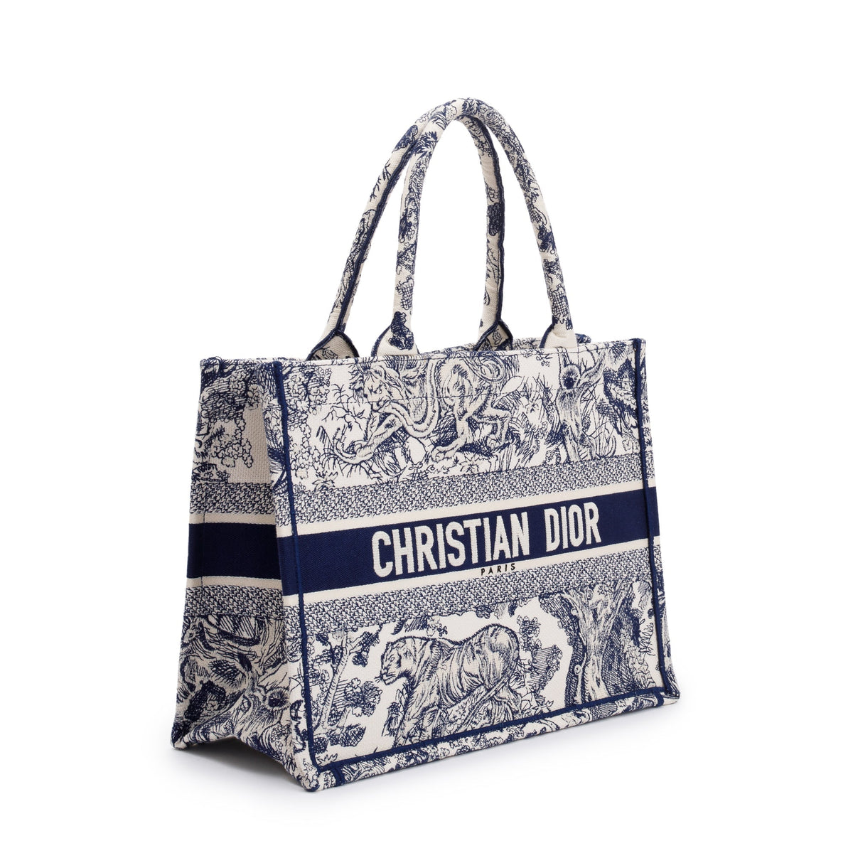 Christian Dior 2020 Medium Toile de Jouy Reverse Book Tote Rovelle Bags