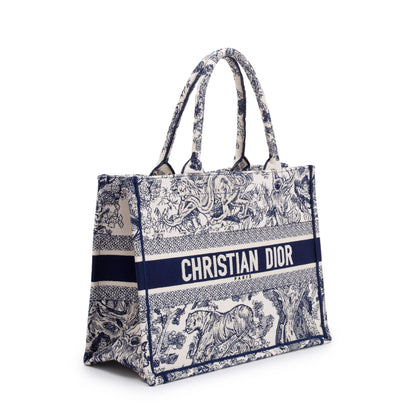 Christian Dior 2020 Medium Toile de Jouy Reverse Book Tote Rovelle Bags