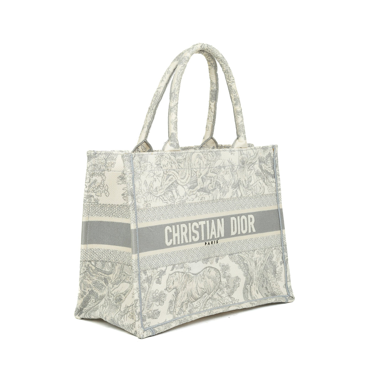 Christian Dior 2020 Medium Toile de Jouy Reverse Book Tote Rovelle Bags