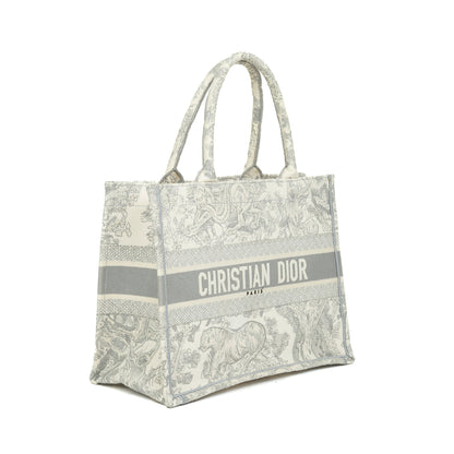 Christian Dior 2020 Medium Toile de Jouy Reverse Book Tote Rovelle Bags