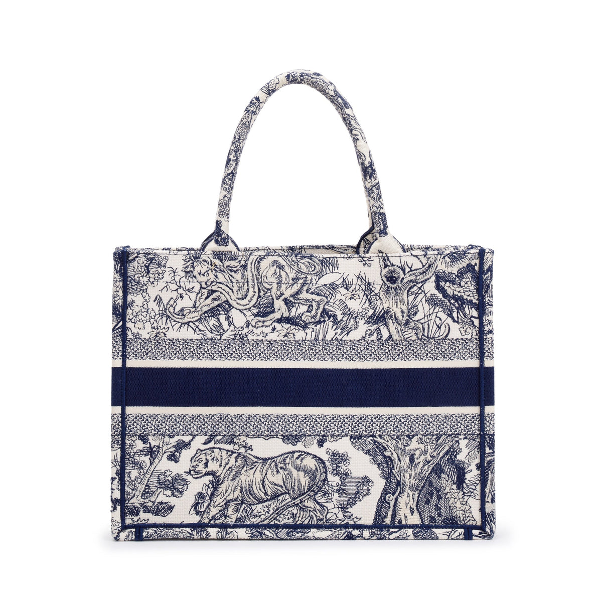 Christian Dior 2020 Medium Toile de Jouy Reverse Book Tote Rovelle Bags