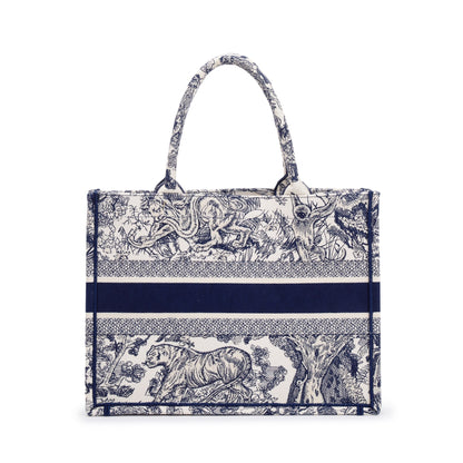 Christian Dior 2020 Medium Toile de Jouy Reverse Book Tote Rovelle Bags