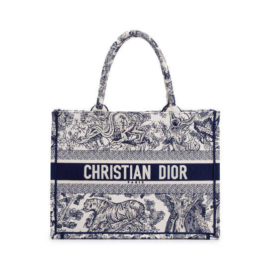 Christian Dior 2020 Medium Toile de Jouy Reverse Book Tote Rovelle Bags