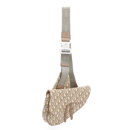 Christian Dior 2020 Multicolour Oblique Jacquard Saddle Bag Rovelle Bags