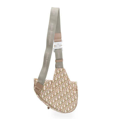 Christian Dior 2020 Multicolour Oblique Jacquard Saddle Bag Rovelle Bags