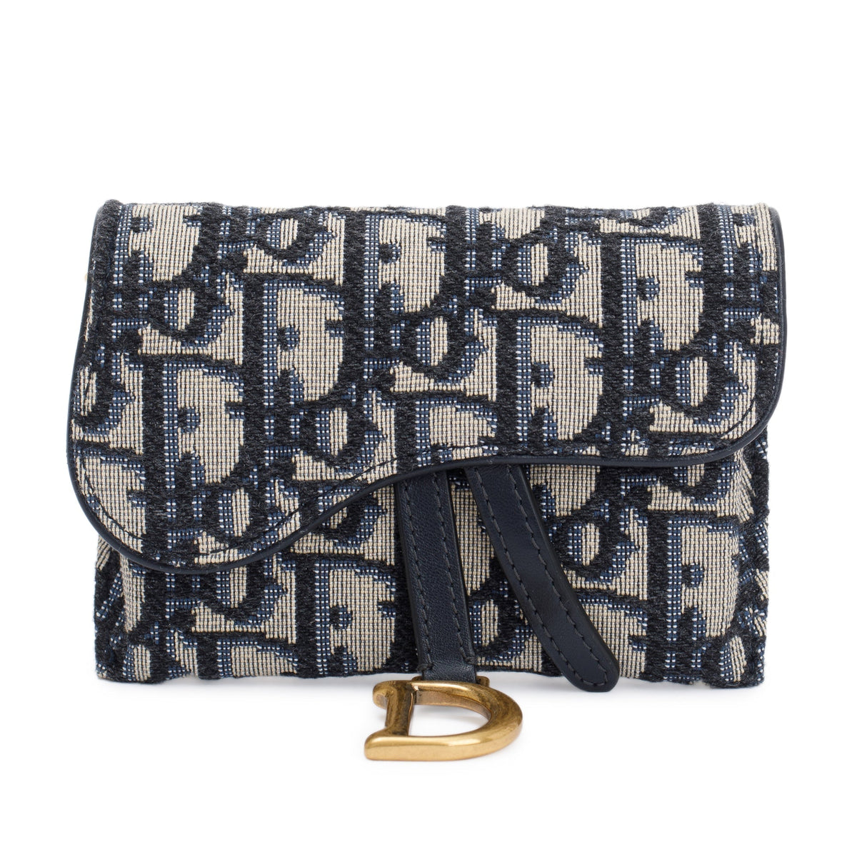 Christian Dior 2020 Oblique Jacquard Nano Saddle Chain Pouch Rovelle Bags