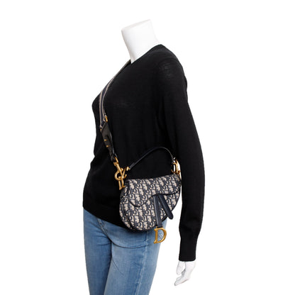 Christian Dior 2020 Oblique Mini Saddle Bag Rovelle Bags