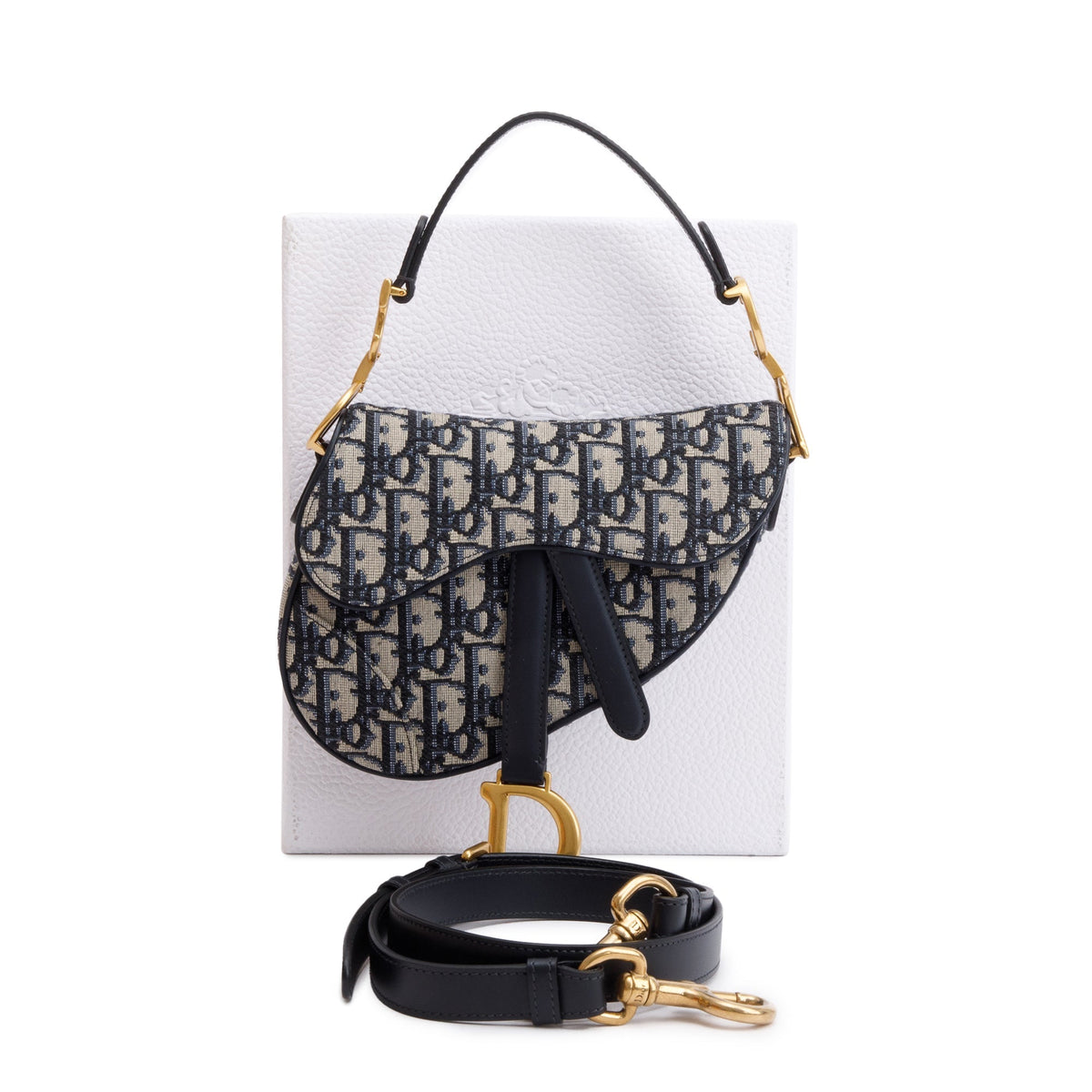 Christian Dior 2020 Oblique Mini Saddle Bag Rovelle Bags